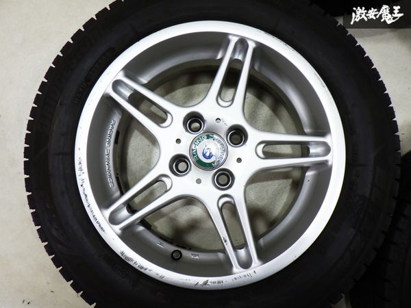 EST RACING DYNAMICS レーシングダイナミクス RD3 15インチ 6.5J +42 4穴 PCD100 ホイール BLIZZAK VRX3 175/65R15 84Q スタッドレスタイヤの画像4