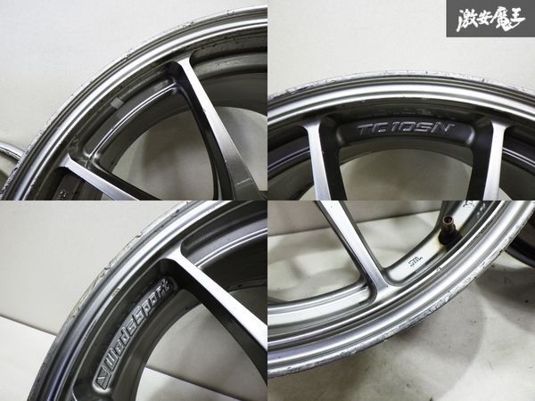 Weds ウェッズ WedsSport ウェッズスポーツ TC105N 17インチ 9.5J +32 5穴 PCD114.3 ホイール 単体 2本価格 マークII チェイサー クレスタ_画像7