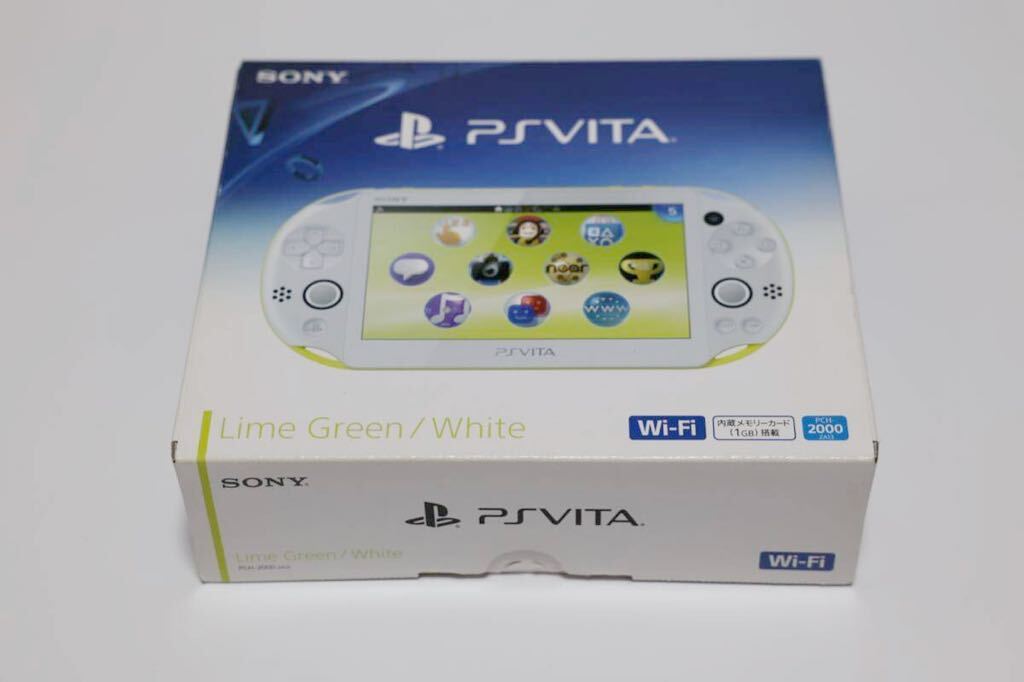 ショーケース内展示品 SONY PS VITA PCH-2000 ZA13 ライムグリーン (ソニー ビータ) 格安提供_画像1