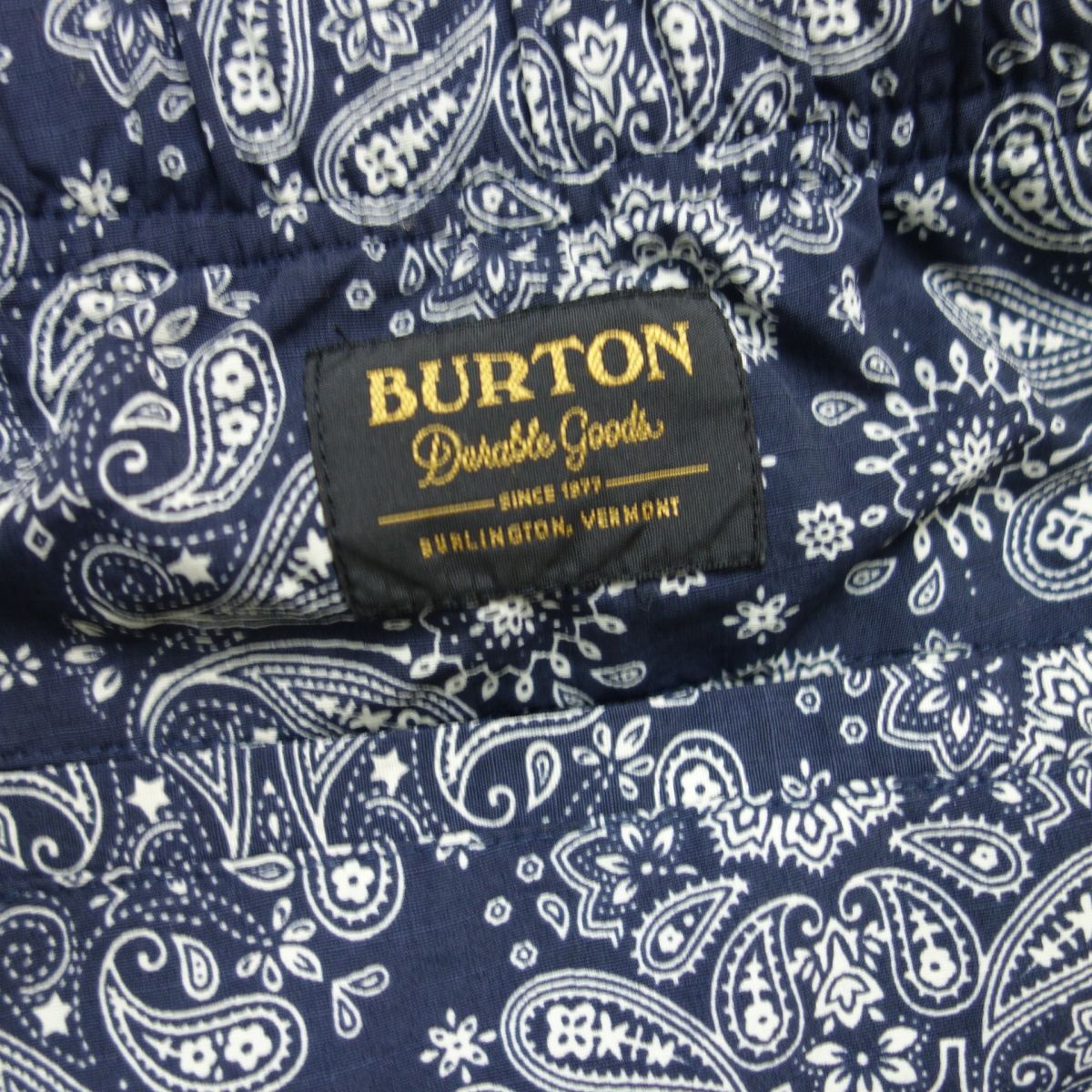 極美品 BURTON バートン ペイズリー 総柄 Clingman Short クライミングショーツ ハーフパンツ メンズ M アウトドア_画像5