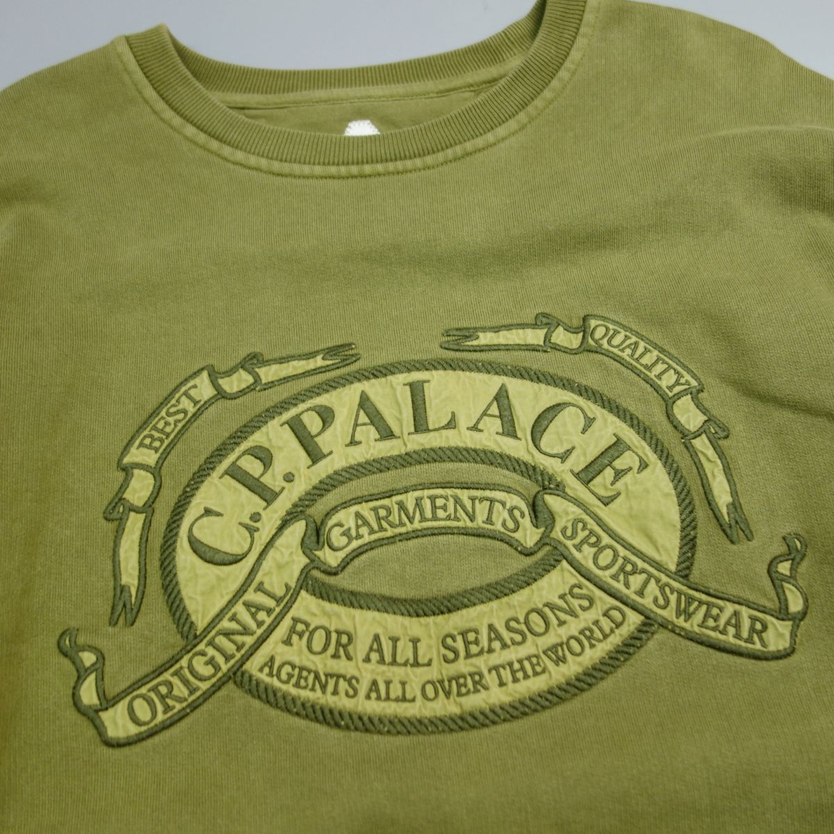 Palace パレス C.P.Company シーピーカンパニー Classic Over Dyed Crew クラシックオーバーダイクルーネックスウェット L メンズの画像3