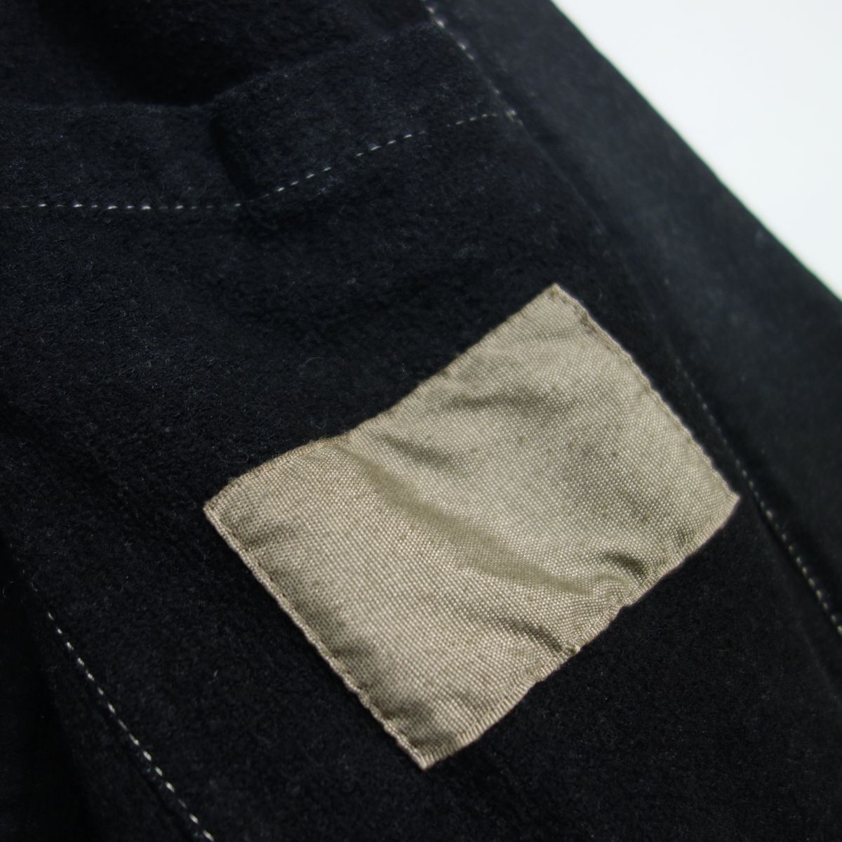 Y’s for men yohji yamamoto ワイズフォーメン ヨウジヤマモト 製品染 ステッチデザインジャケット 3 メンズ ブラック MC-J09-012の画像7