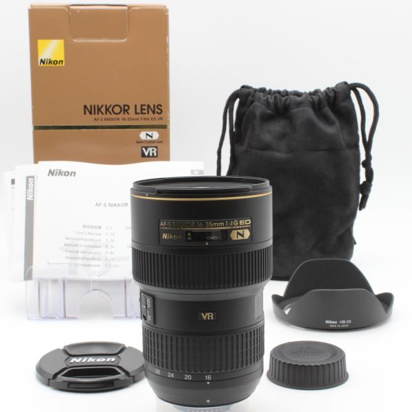 【新品同様】 Nikon ニコン AF-S NIKKOR 16-35mm f4 G ED VR 元箱 付属品 付き nikon NIKON 35005_画像1