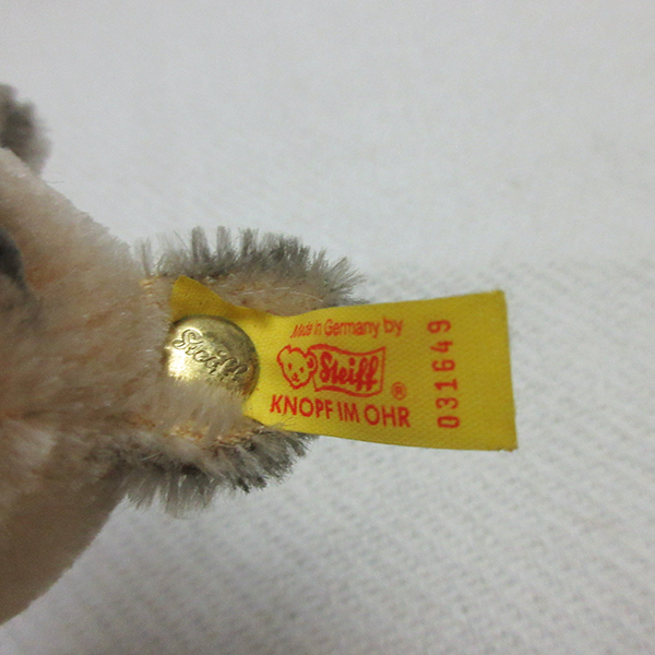 ドイツ製■Steiff シュタイフ ぬいぐるみ 犬 シェパード 耳タグ 耳ボタン 人形 シュタイフ社 フィギュア ヴィンテージ レトロ_画像8