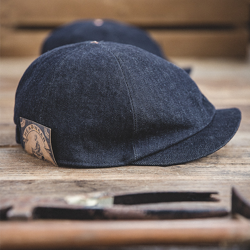 野球帽 帽子 キャップ 13.5ozデニム ツイル オシャレ ハット 人気 カジュアル ファッション 復古 コットンの画像1