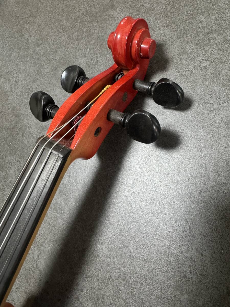 YAMAHA SV200 サイレントバイオリン カーディナルレッド 4/4サイズの画像3