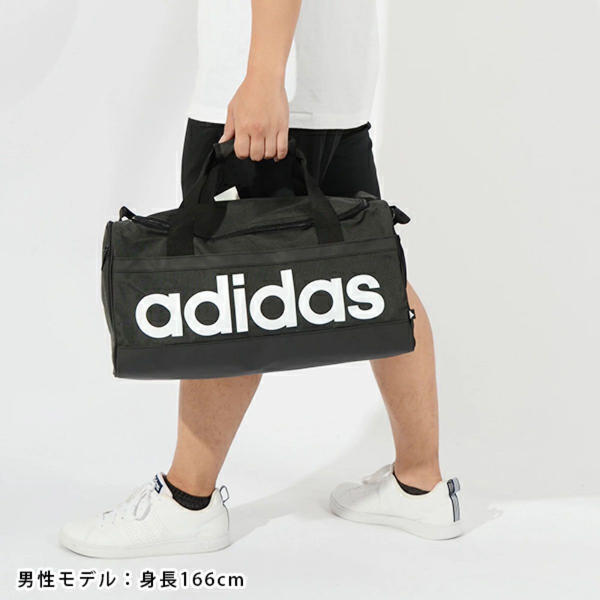 新品・未使用☆アディダス adidas  ボストンバッグ ダッフルバッグ ブラック★☆☆★
