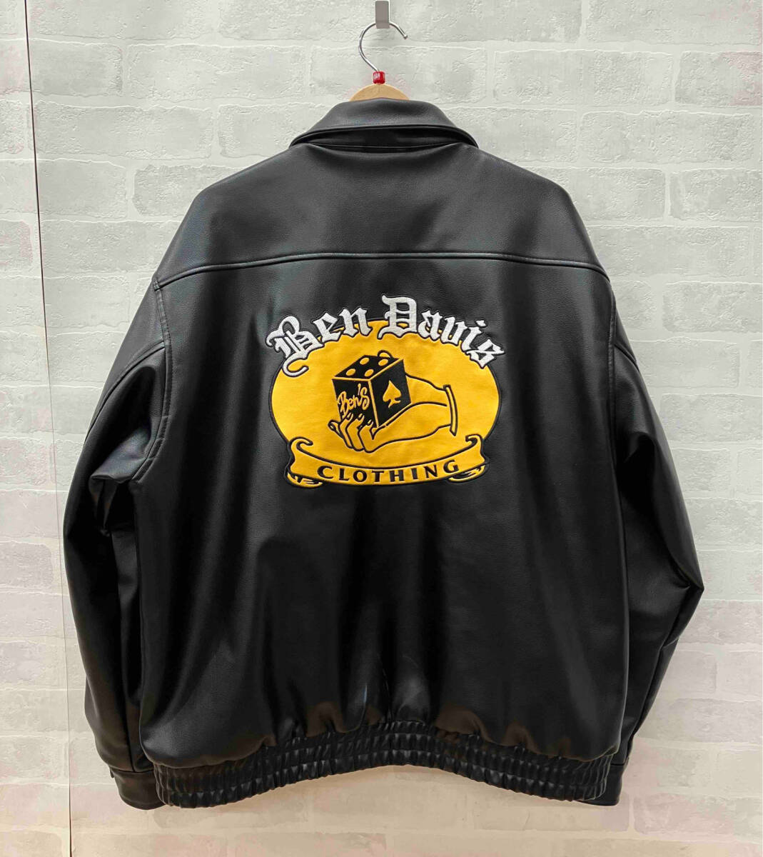 ★【BEN DAVIS】ベンデイビス BD FAUX LEATHER JACKET メンズ ジャケット ブルゾン フェイクレザー_画像2