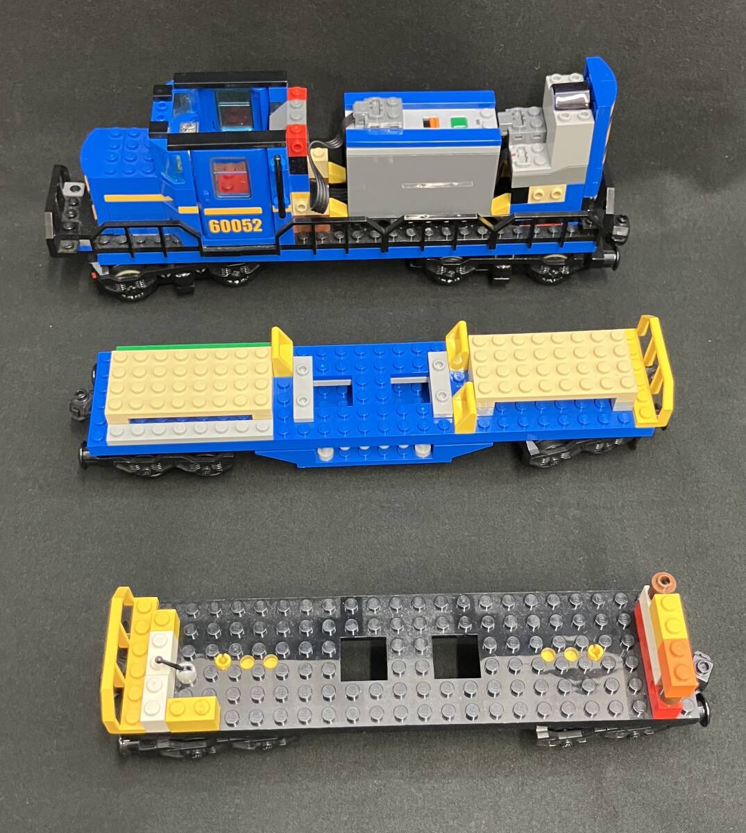 ジャンク 1円〜 LEGO CITY レゴ シティ カーゴトレイン 60052 レール リモコン 列車 ブロック 特殊 パーツ ミニフィグ 大量 まとめの画像4