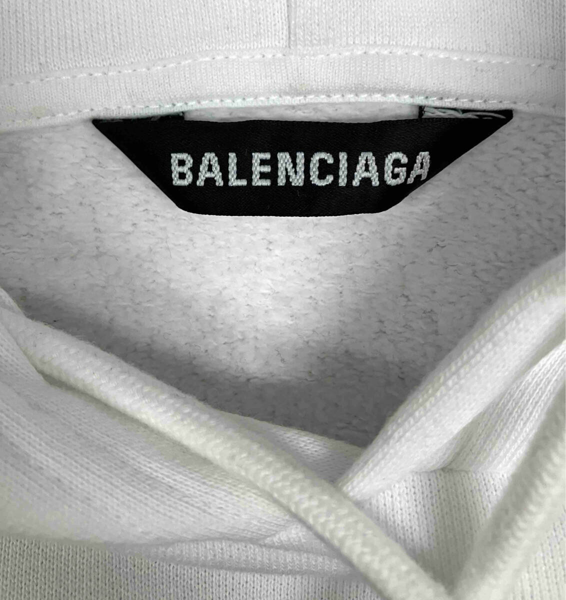 ★【BALENCIAGA】バレンシアガ FREE YOUR MINDプリントプルオーバーパーカー