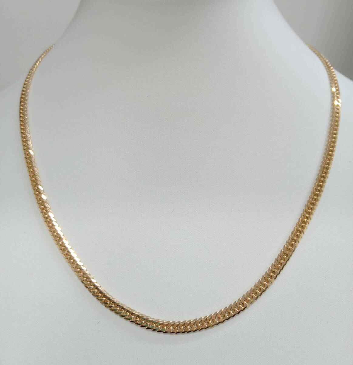【値下げ】 30.2g 6面W K18 50cm 店舗受取可 喜平ネックレス ゴールド