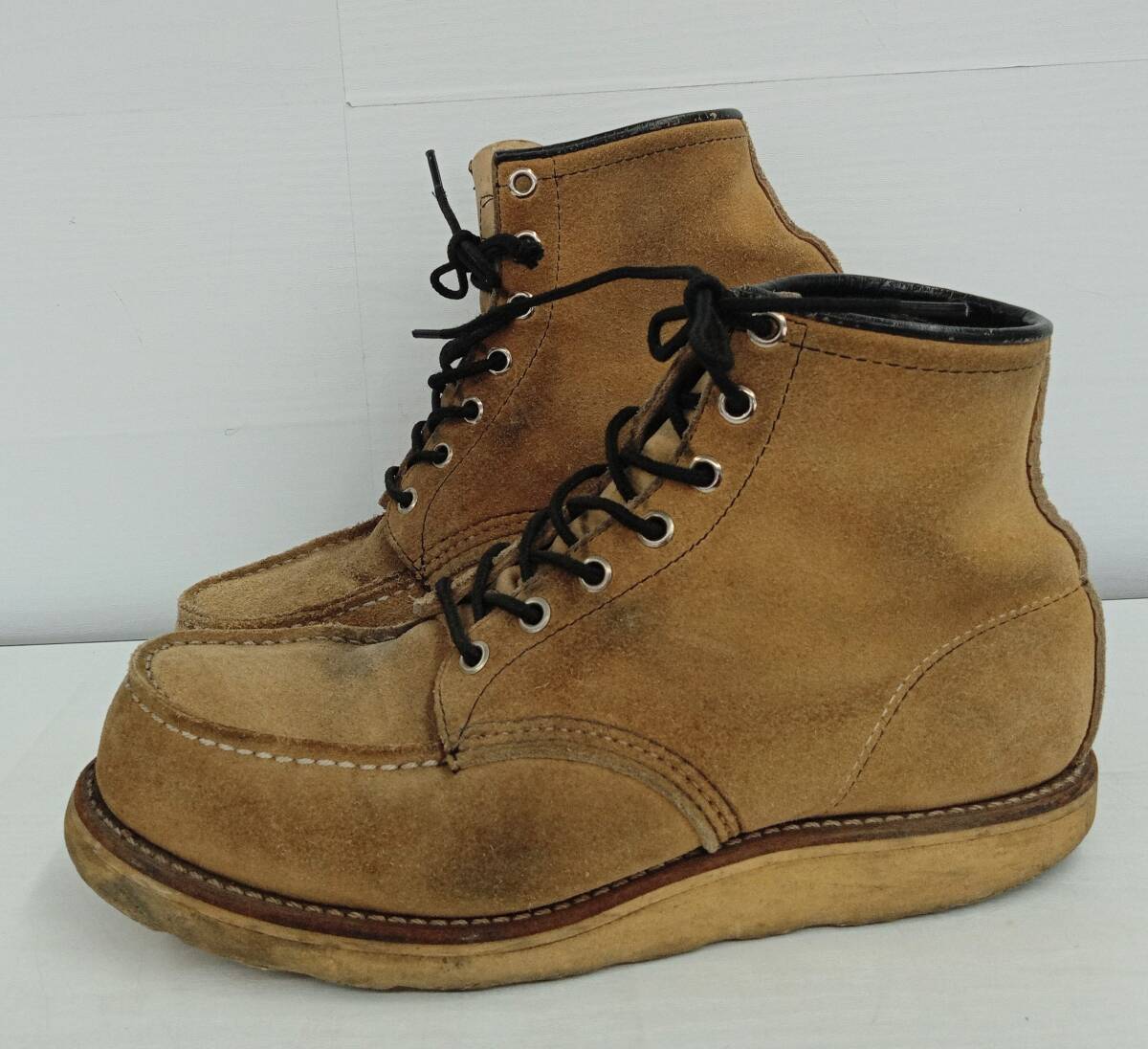 【本体のみ】RED WING レッドウィング CLASSIC MOC TOE ブーツ 8881 約26.0cm メンズ 状態考慮 オーカー 秋 オススメ_画像1