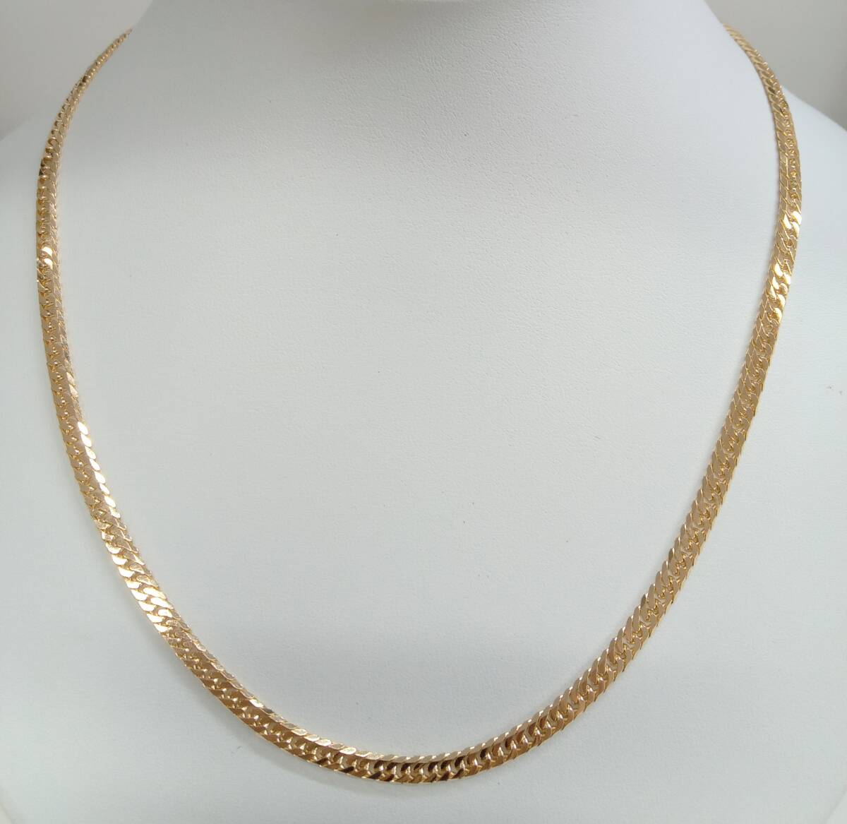 ブランド雑貨総合 K18 6面W 店舗受取可 喜平ネックレス 50cm 30.1g ゴールド