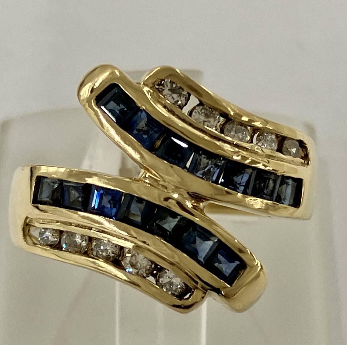 定番のお歳暮&冬ギフトの商品をすべ カラーストーン ダイヤモンド0.21ct K18 11.5号 18金 リング 5.0g ゴールド