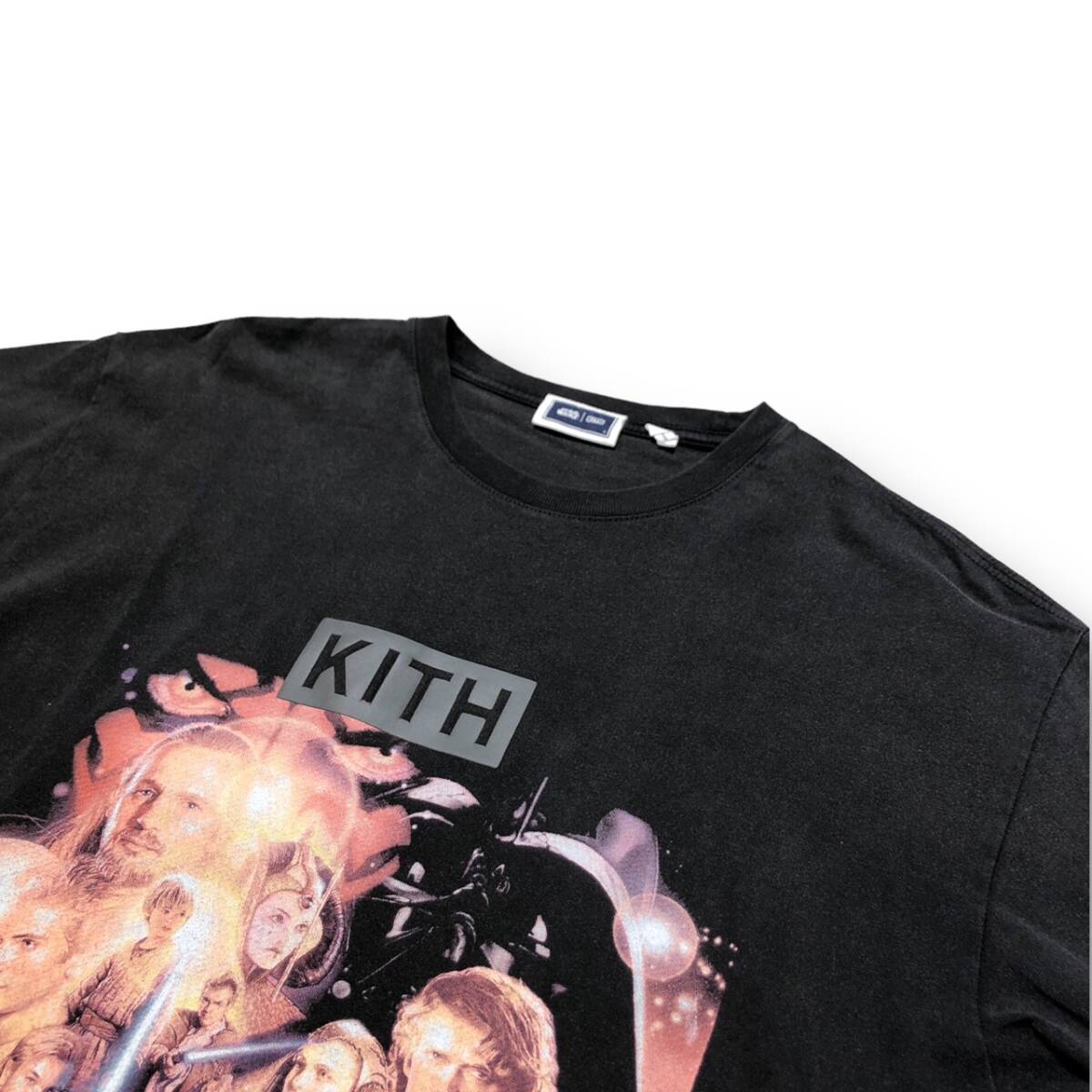 KITH×STAR WARS Beginning Vintage Tee 半袖Tシャツ Sサイズ ブラック キス スターウォーズ 店舗受取可_画像3