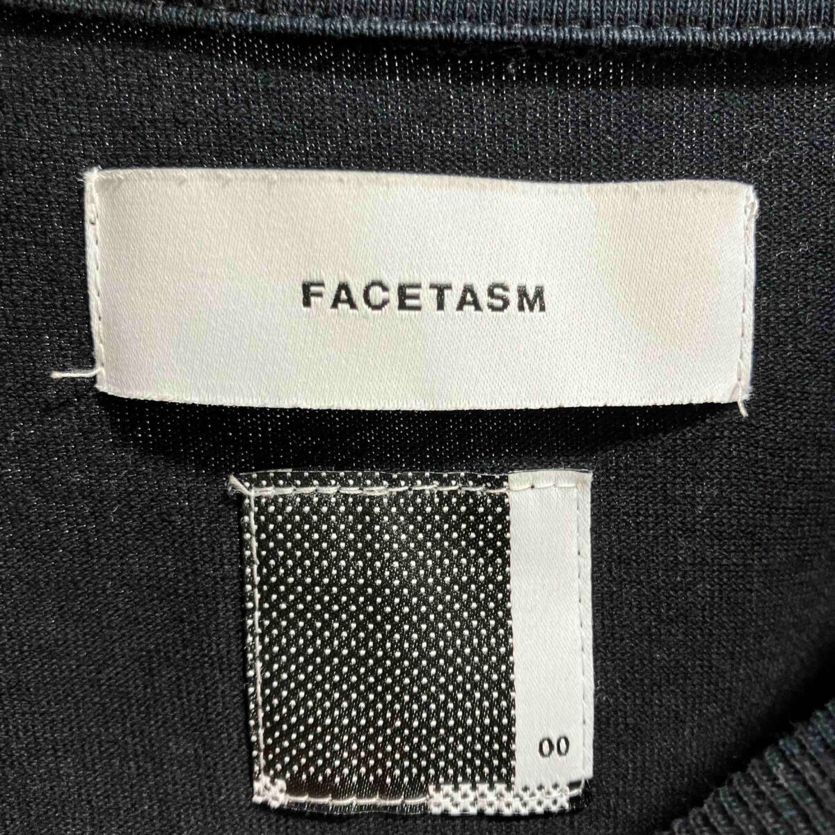 FACETASM Oversized Duct Tape Deformation Tee Black Size:00 Cotton FNT-TEE-U11 オーバーサイズガムテープ変形Tシャツ ファセッタズム_画像5