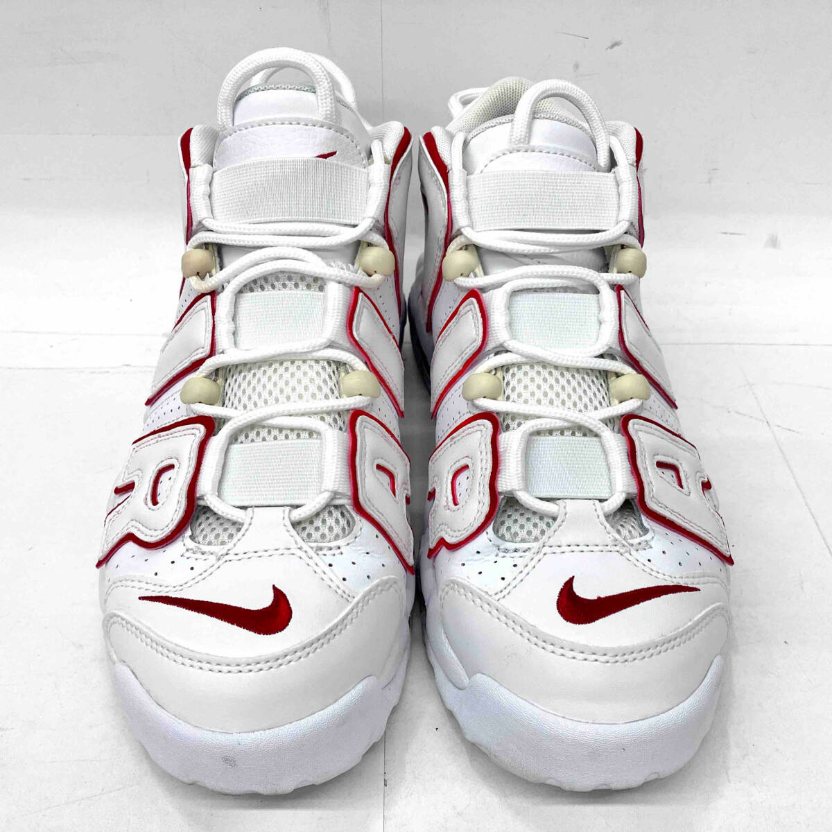 NIKE AIR MORE UPTEMPO 'WHITE/VARSITY RED' (2021) ナイキ エア モア アップテンポ 'ホワイト/バーシティレッド' 921948-102 サイズ25.5cm_画像3