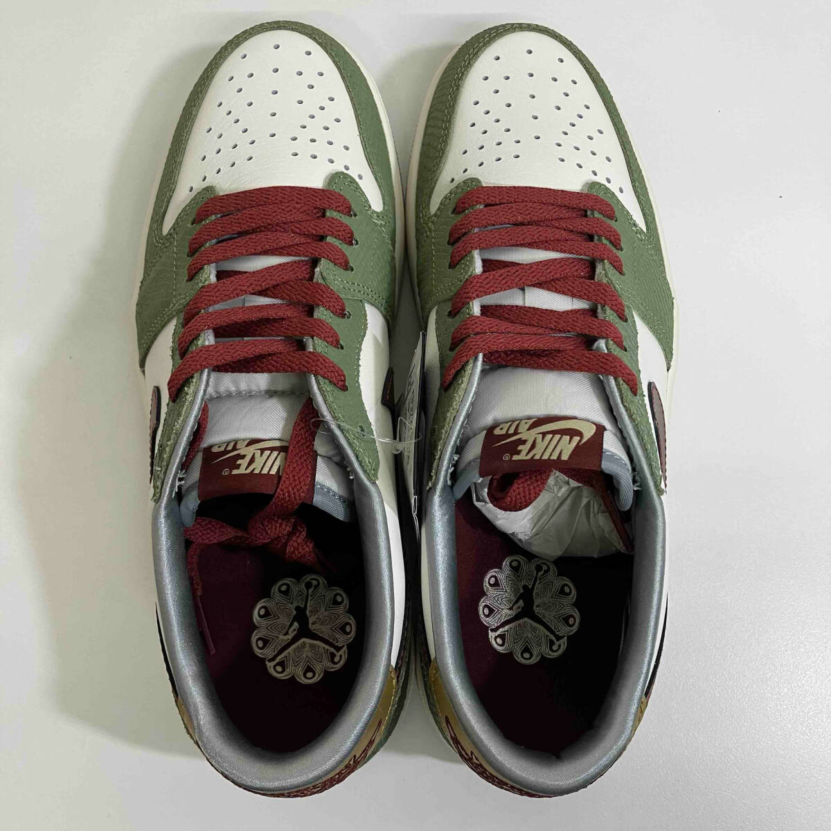 NIKE AIR JORDAN 1 LOW OG CHINESE NEW YEAR ナイキ エアジョーダン 1 ロー チャイニーズニューイヤー FN3727-100 サイズ27cmの画像6