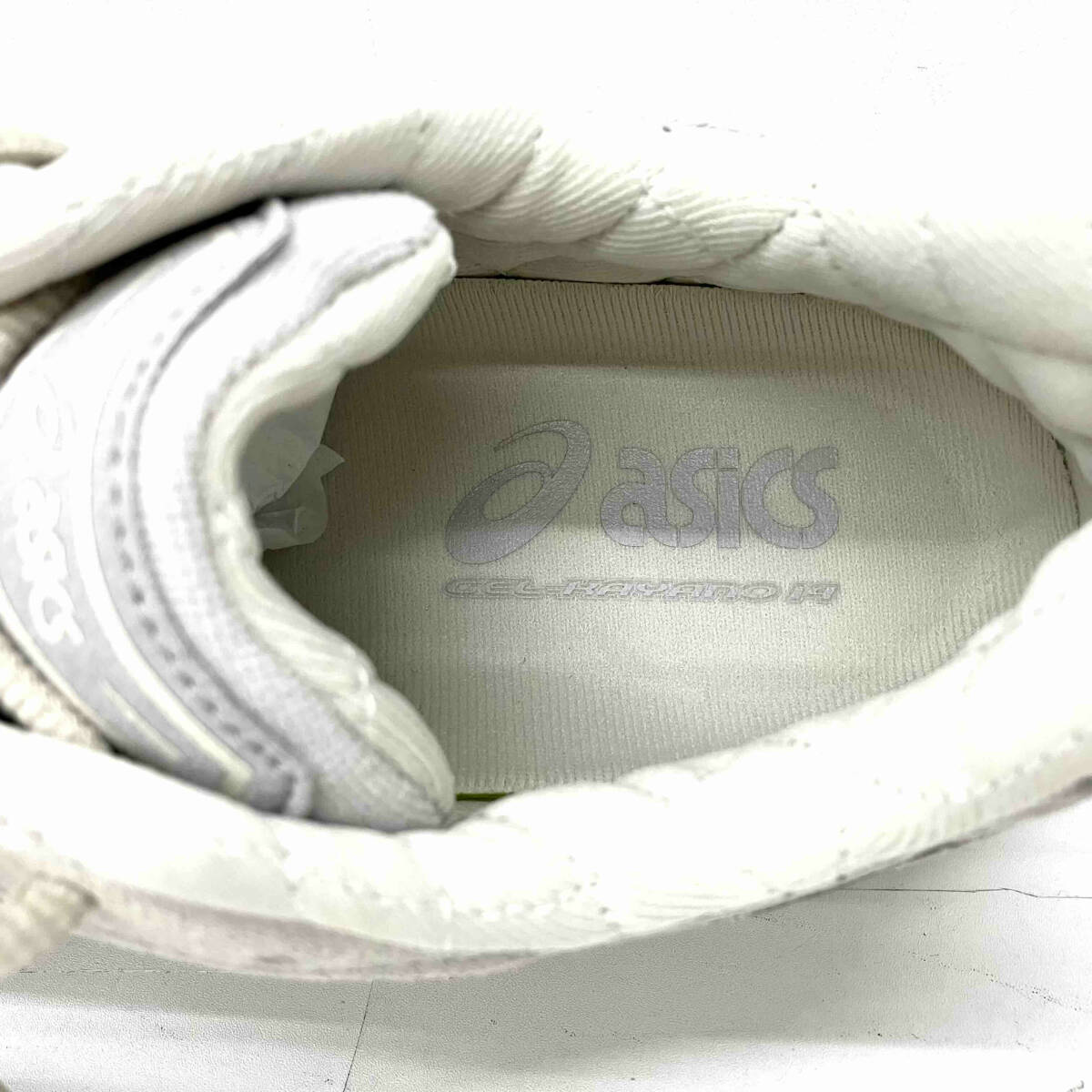 asics GEL-KAYANO 14 OSTGR/SMKG アシックス ゲルカヤノ 14 1201A244-020 スニーカー ランニングシューズ サイズ25.5cmの画像6