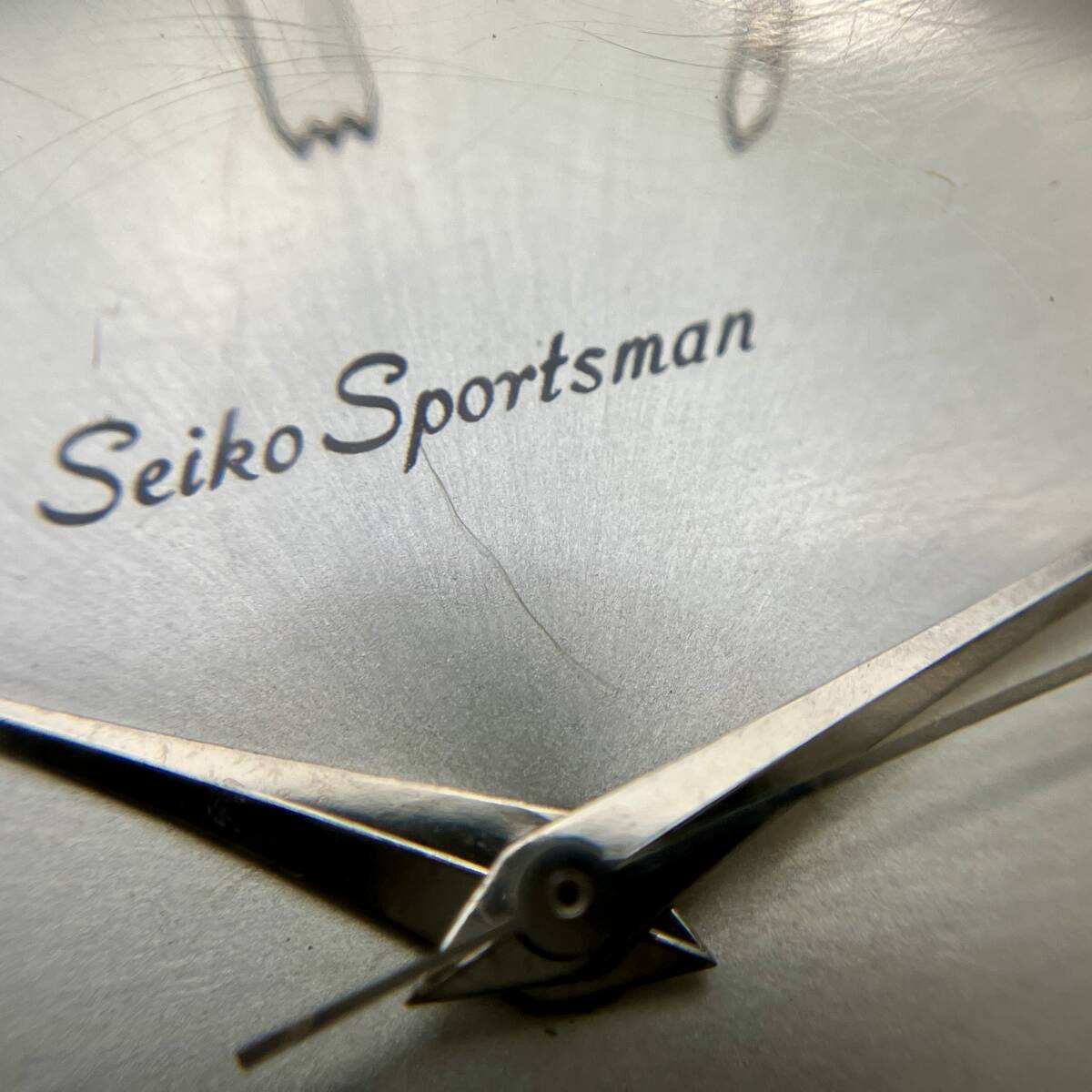 ジャンク SEIKO セイコー Sportsman スポーツマン J15005E 17石 手巻 60年代 腕時計 稼働品_画像5