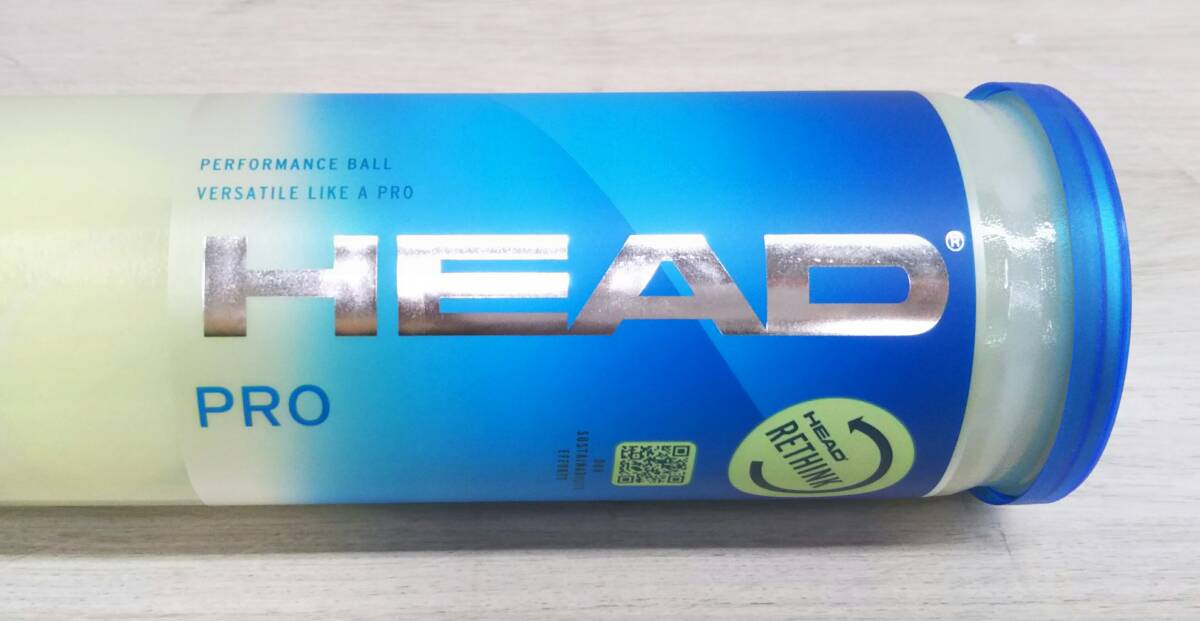 01【未使用】HEAD ヘッド PRO テニスボール 硬式用 571714 1箱12缶セット 48球の画像3