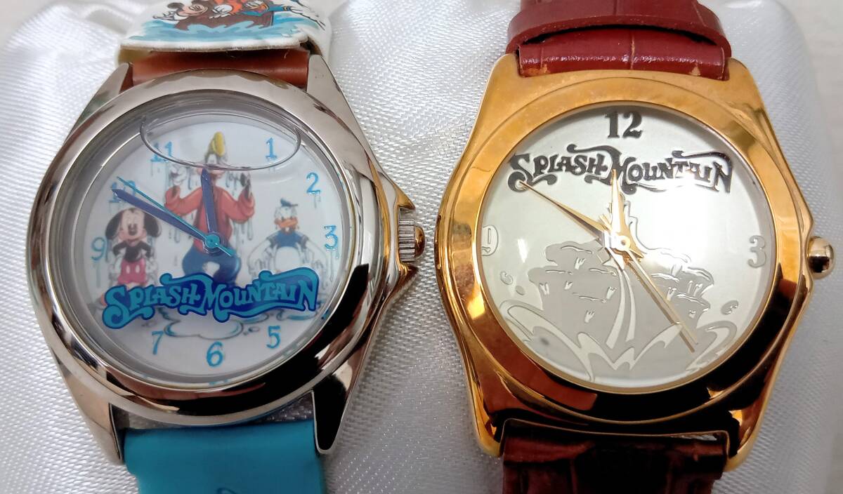 Disney ディズニー 東京ディズニーランド 開園20周年記念 腕時計2本セット スプラッシュマウンテン クォーツの画像2