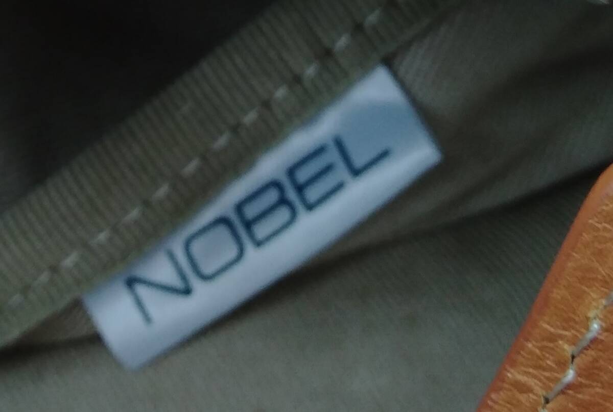 NOBELノーベル Allegroアレグロ ショルダーバッグ マチ拡張ファスナー付き キャメルの画像8