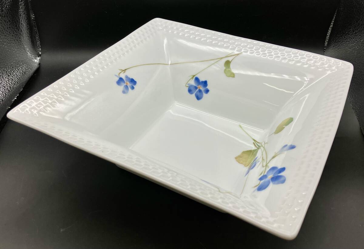 Noritake ノリタケ スクエアボウル 1客 あづまの路_画像3