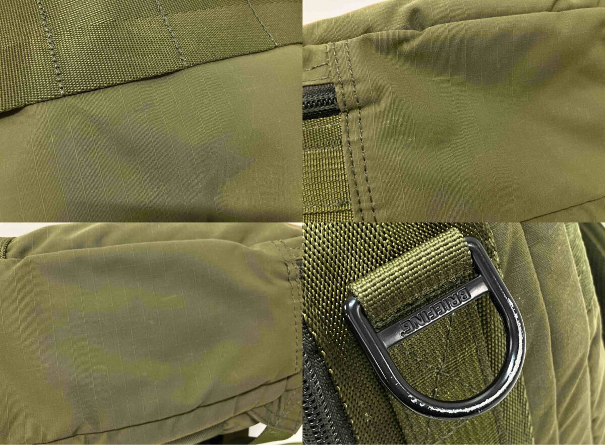 BRIEFING Briefing BRF115219|C-3 LINER briefcase rucksack olive green shoulder strap lack of 