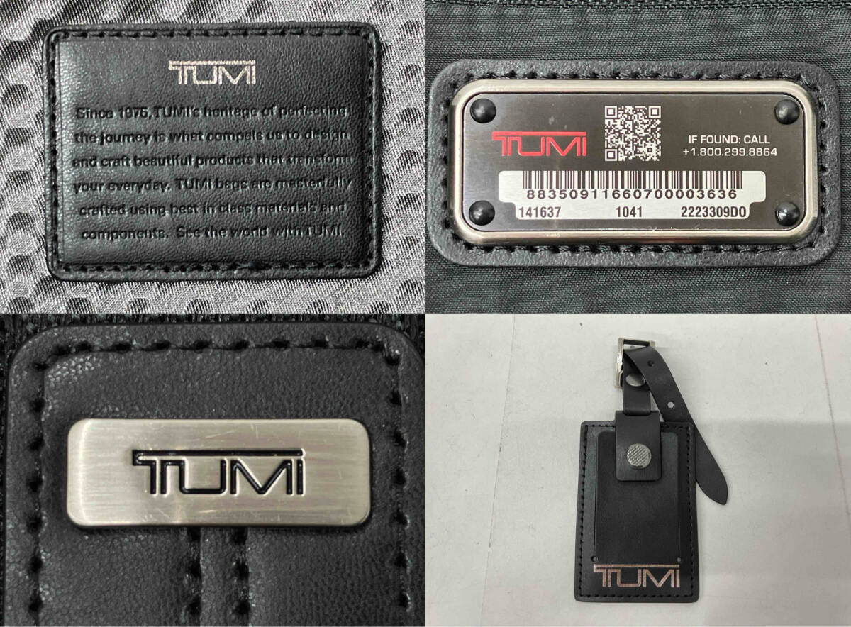 TUMI イースト ウエスト トート バッグ ビジネス 通勤 出張 バリスティック 141637 1041 2223309DO ブラックの画像6