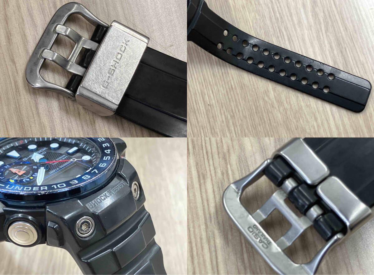 ジャンク CASIO G-SHOCK GWN-1000B 動作未確認 キズあり 返品不可_画像6