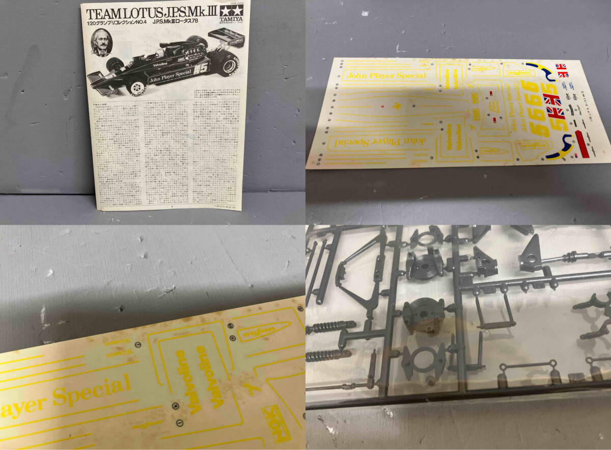 プラモデル タミヤ J.P.S Mk.III ロータス 78 1/20 グランプリコレクション No.4_画像9