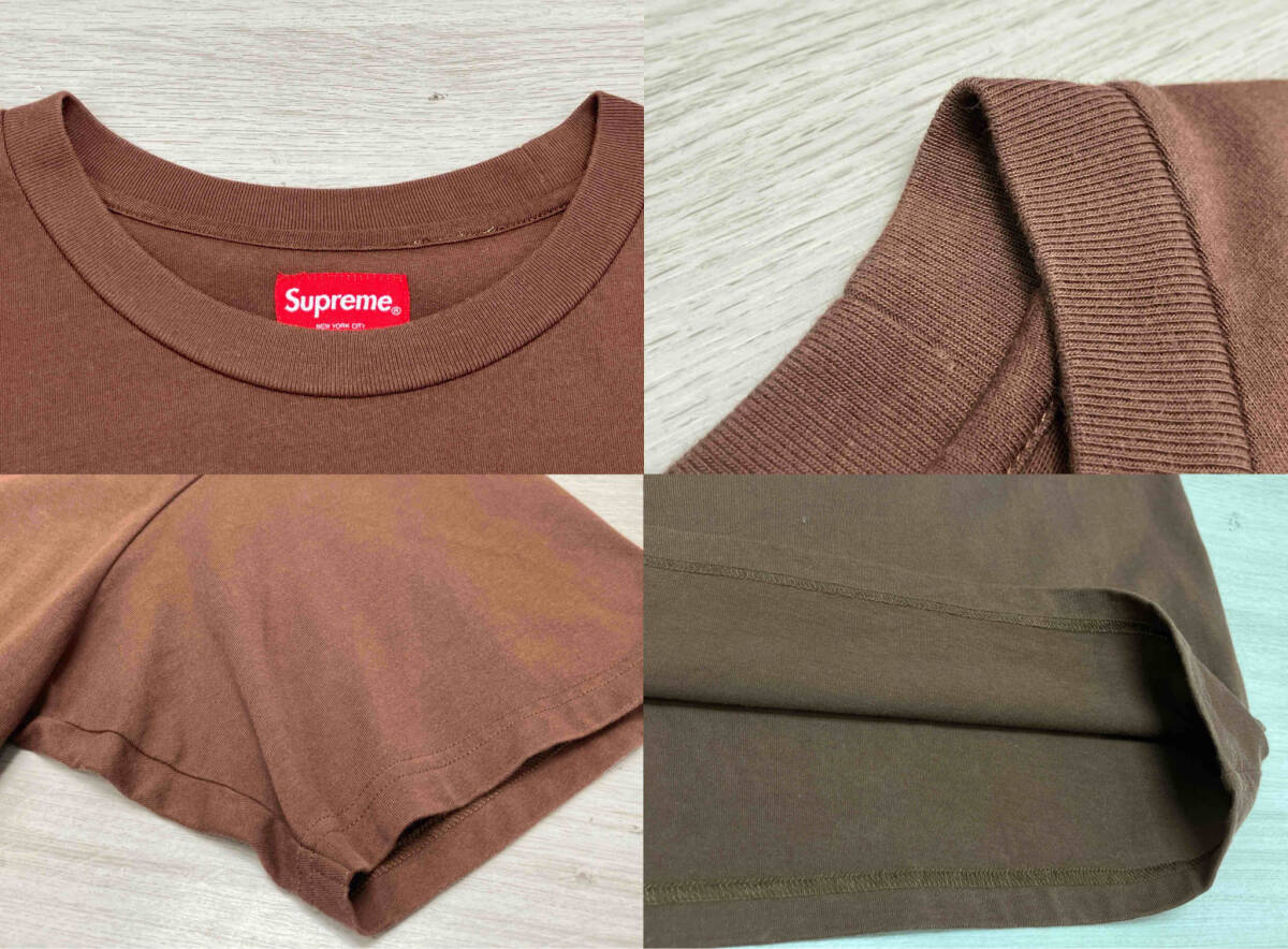 Supreme シュプリーム サークルロゴ Tシャツ XXL ポルトガル製 所々色褪せあり_画像3