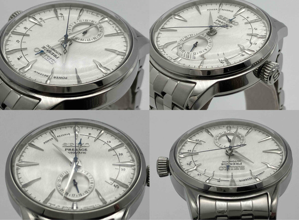 【可動品】SEIKO PRESAGE 4R57‐00K0 自動巻 文字盤白 STAR BAR限定モデル 腕時計_画像6