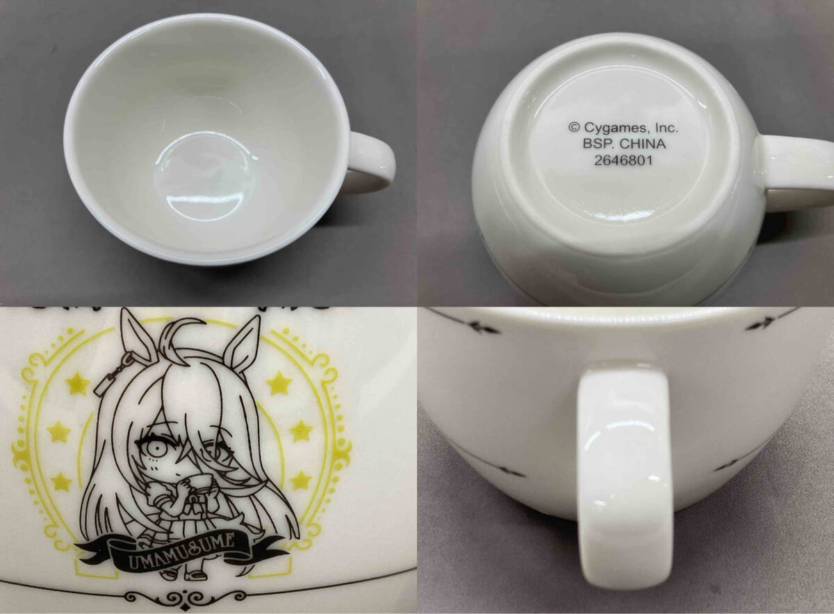 【未使用品】マンハッタンカフェver. ウマ娘プリティーダービー コーヒーカップ＆ティーカップセット ソーサーの画像3