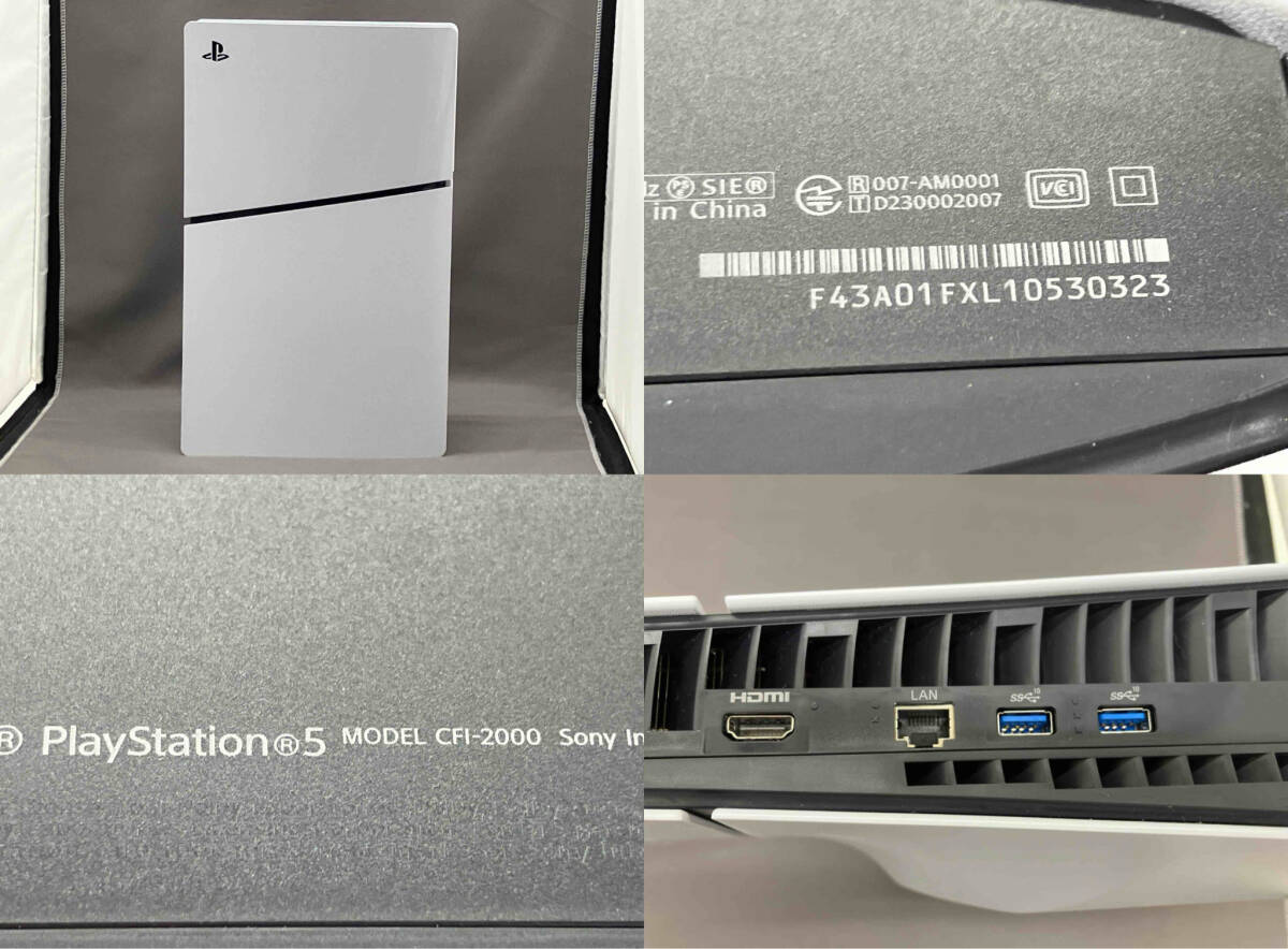 【初期化済み・初期動作のみ確認済み・本体キズ】PlayStation 5(model group slim)(CFI2000A01)の画像6