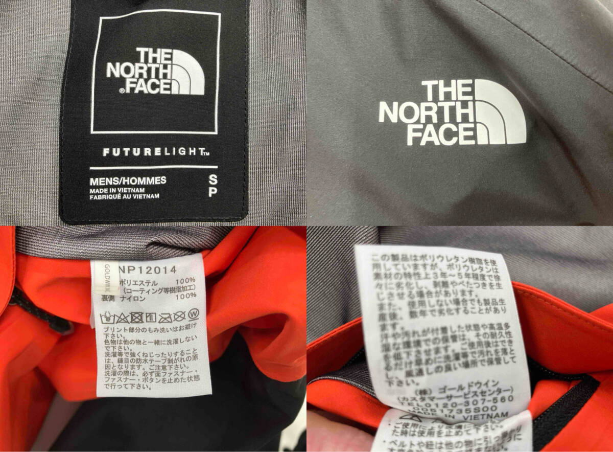 THE NORTH FACE / ザ ノースフェイス NP12014 Drizzle Jacket ドリズルジャケット マウンテンパーカー オレンジ S 【ファスナープル欠損】の画像4