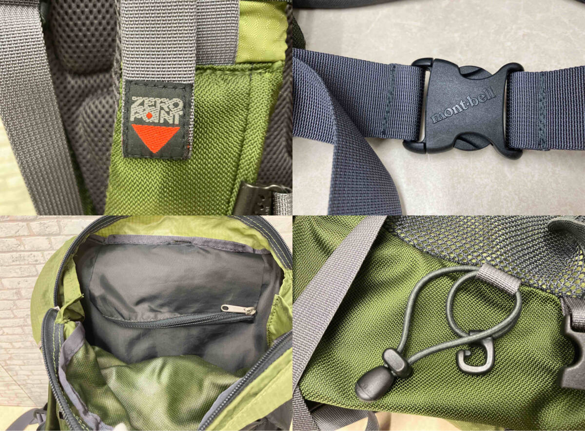 mont-bell モンベル ZERO POINT ザック CHA CHA PACK 30 グリーン メンズ レディース 約30L アウトドア 登山_画像9