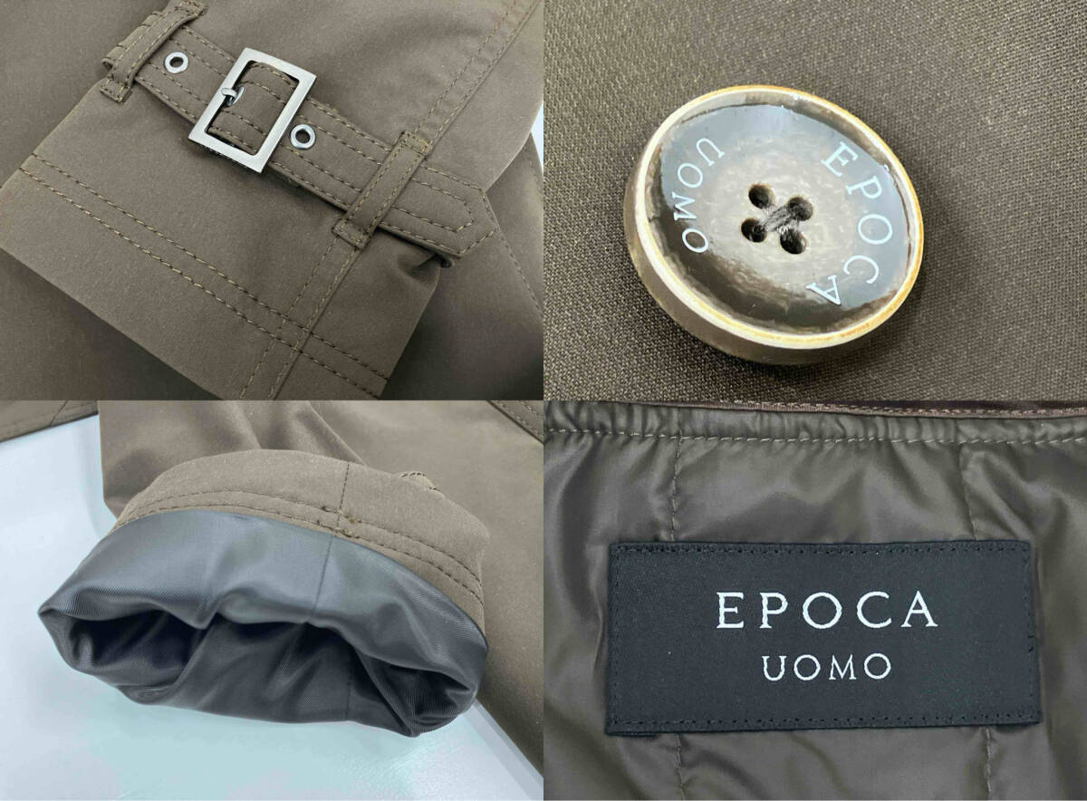 EPOCA UOMO エポカ ウォモ トレンチコート ライナー付 インポートブランド タグ付 サイズ46 店舗受取可_画像7