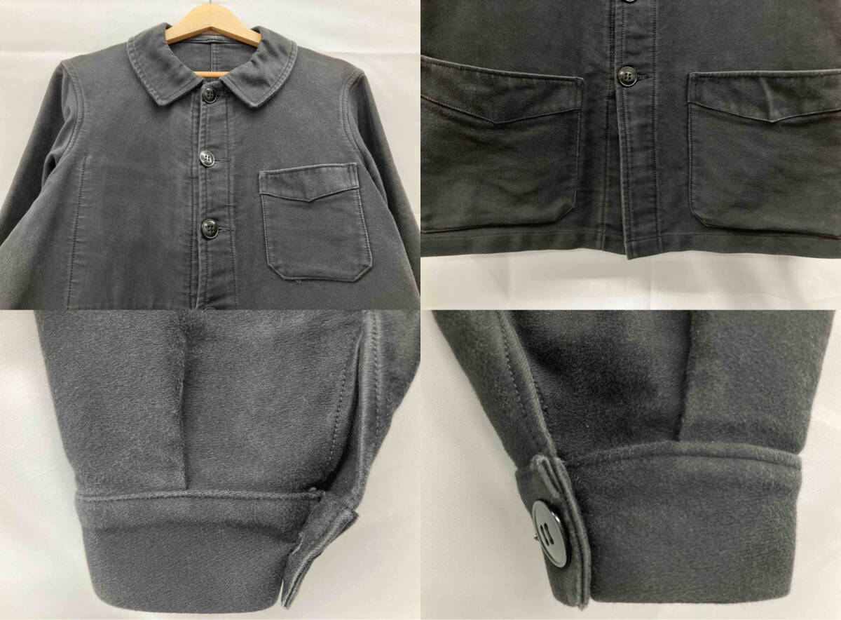 LE COPAIN DU CENTRE ジャケット ブラック Mサイズ カバーオール 古着の画像4