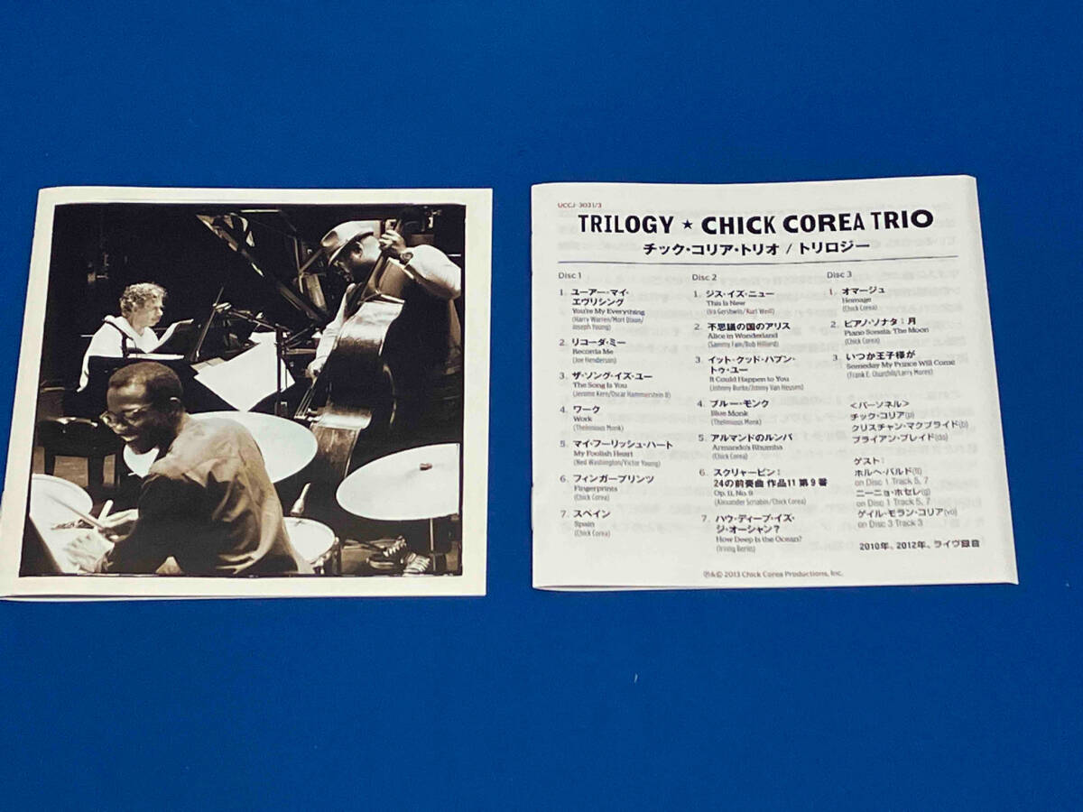 チック・コリア・トリオ CD トリロジー(3SHM-CD)の画像6