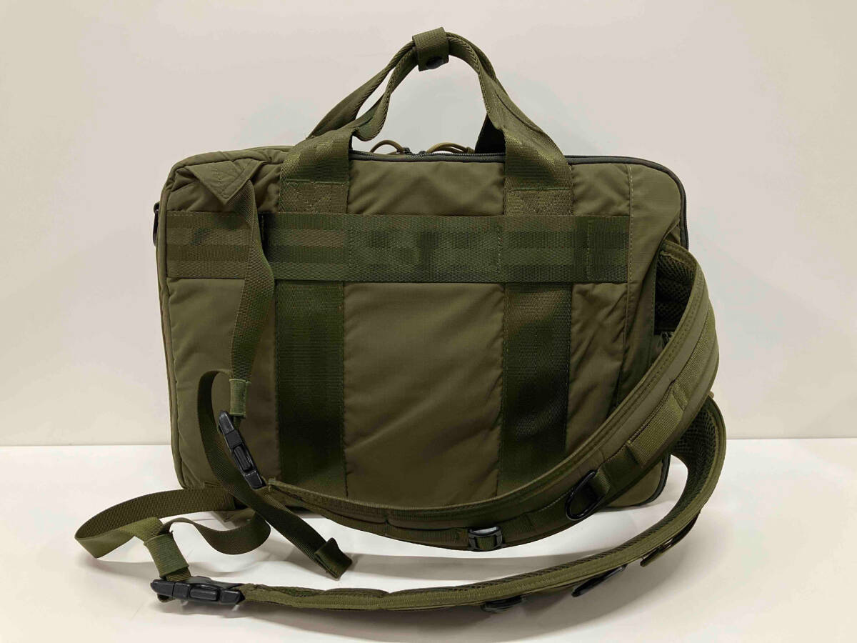 BRIEFING Briefing BRF115219|C-3 LINER briefcase rucksack olive green shoulder strap lack of 