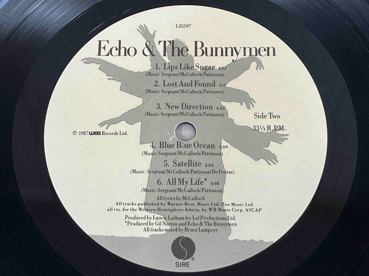 【LP】Echo & The Bunnymen Echo & The Bunnymen_画像5