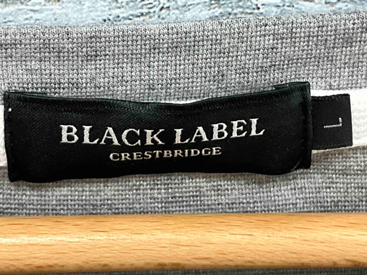 BLACK LABEL CRESTBRIDGE ブラックレーベルクレストブリッジ 長袖Tシャツ グレー Lサイズ 51P09-108-06_画像3