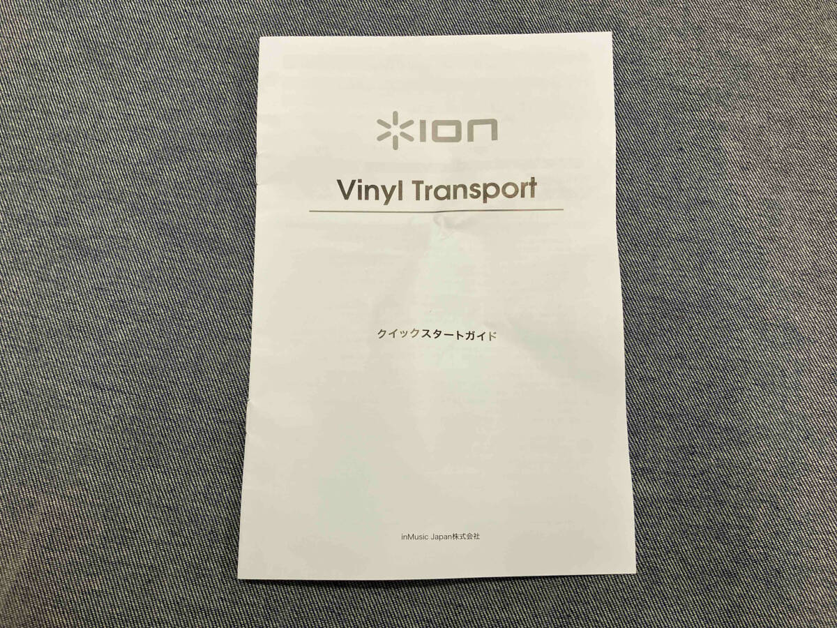 ION Vinyl transport iT59 ポータブルターンテーブル(∴▲ゆ02-06-01)の画像9