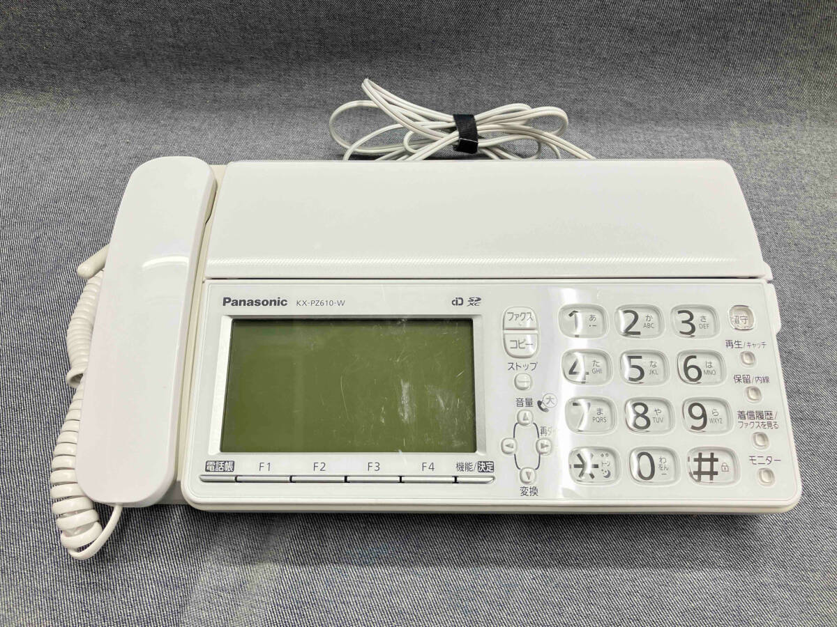 Panasonic おたっくす KX-PZ610 [デジタルコードレス] FAX 電話機(α02-06-11)_画像1