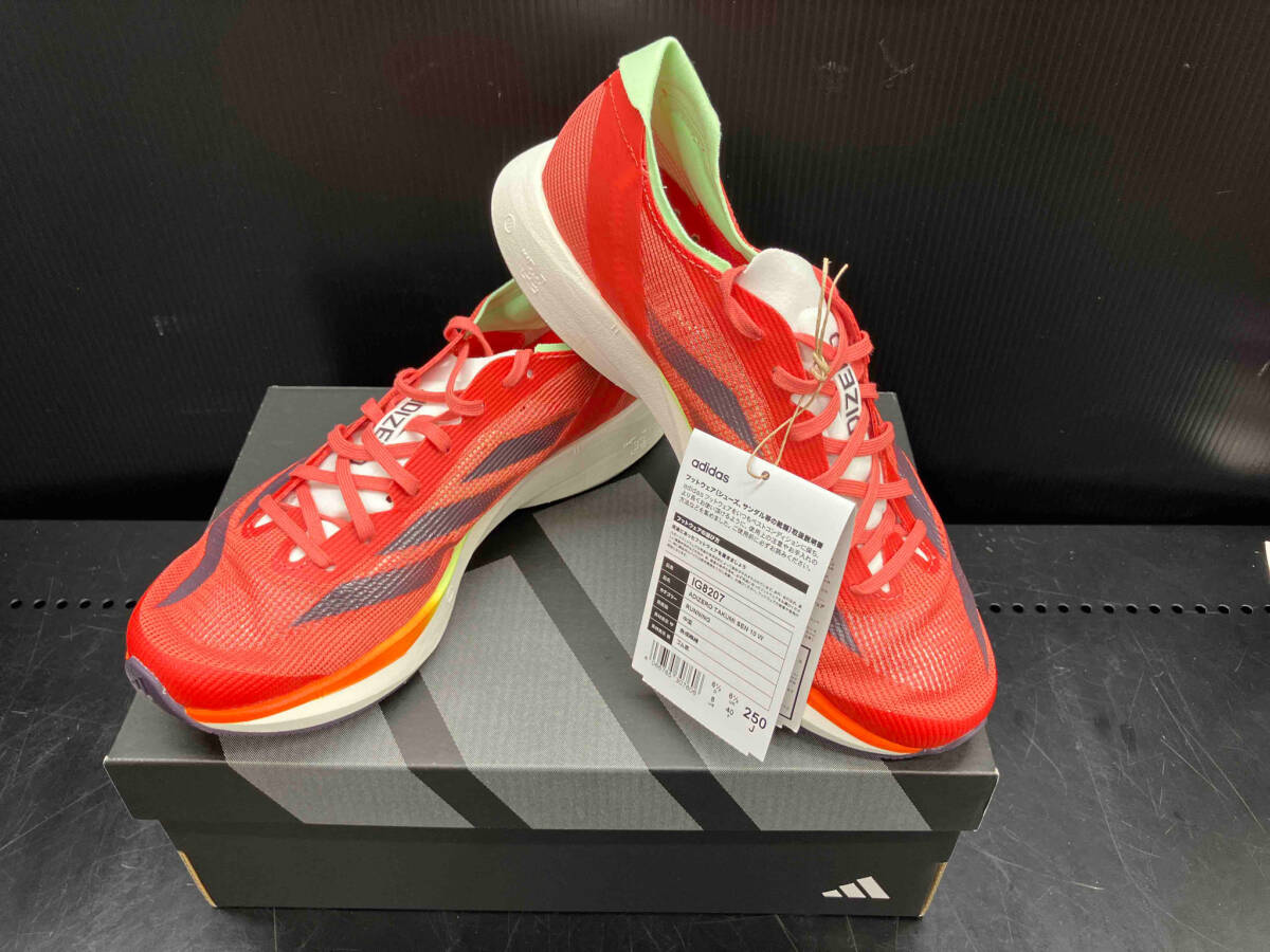 2024年 お歳暮・冬ギフト特集 25.0cm】 【未使用品 adidas シューズ ジョギング ランニング タクミ アディゼロ アディダス IG8207 W 10 SEN TAKUMI ADIZERO 25.0cm
