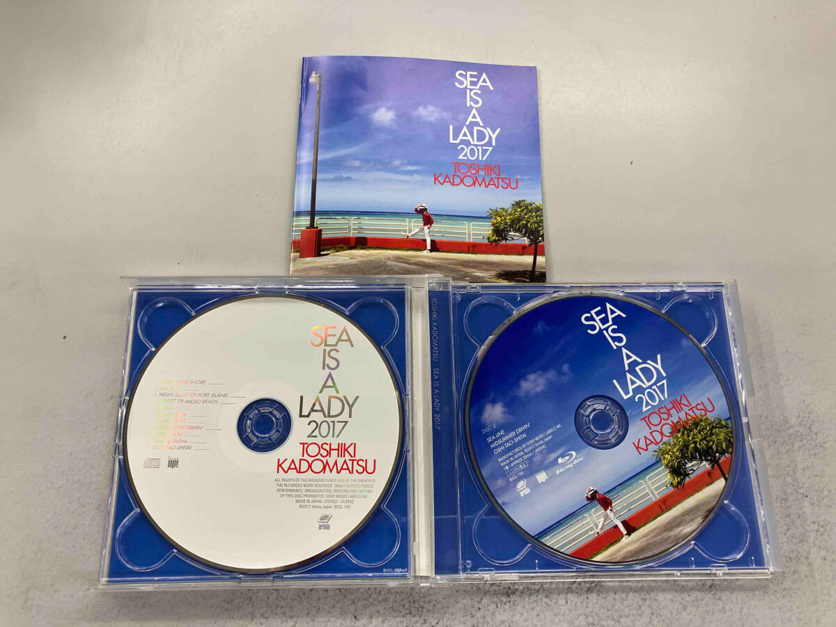  Kadomatsu Toshiki CD SEA IS A LADY 2017( первый раз производство ограничение запись )(Blu-ray Disc есть )