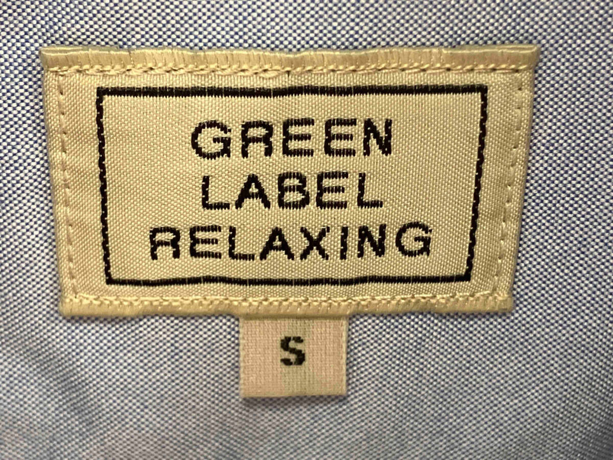 GREEN LABEL RELAXING グリーンレーベルリラクシング 長袖シャツ ブルー Sサイズ 3211-166-1362_画像3