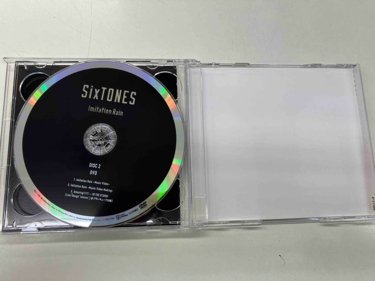 SixTONES vs Snow Man CD Imitation Rain/D.D.(初回盤)(DVD付)_画像4